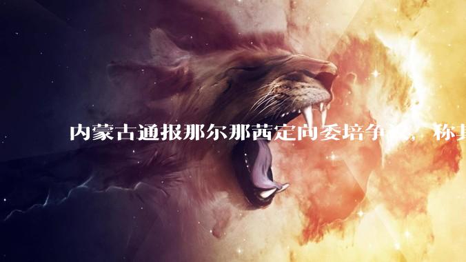 内蒙古通报那尔那茜定向委培争议，称其涉嫌高考报名材料造***，将严肃追责问责，涉事人员面临哪些责任处罚？
